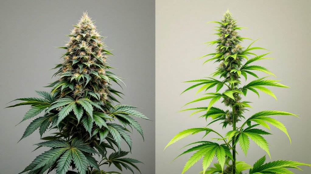 indica and sativa differences