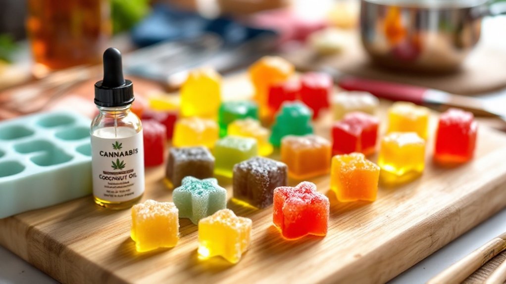 making cannabis infused gummies