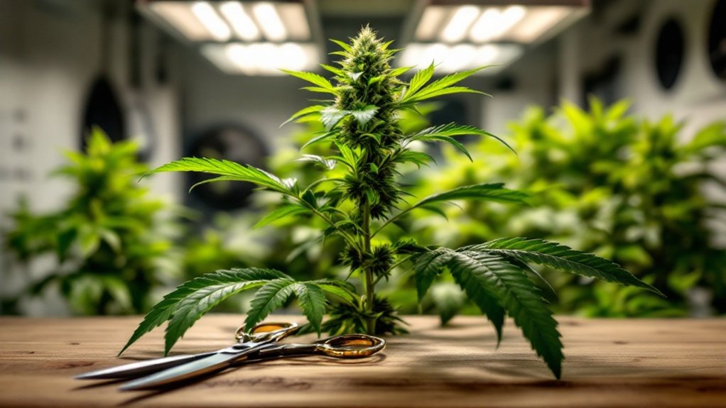 topping autoflowers requires precision