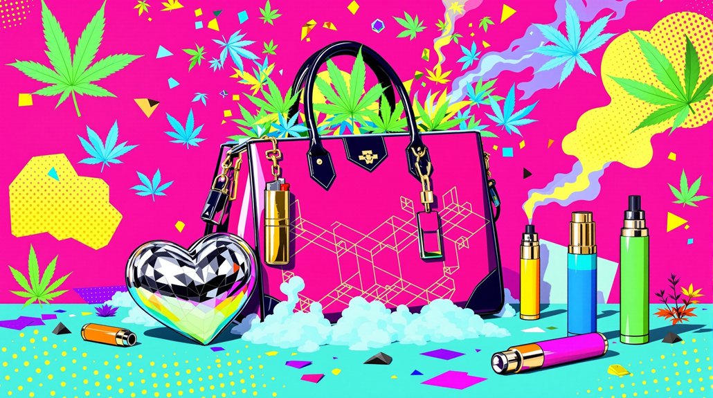 cannabis inspired high fashion couture